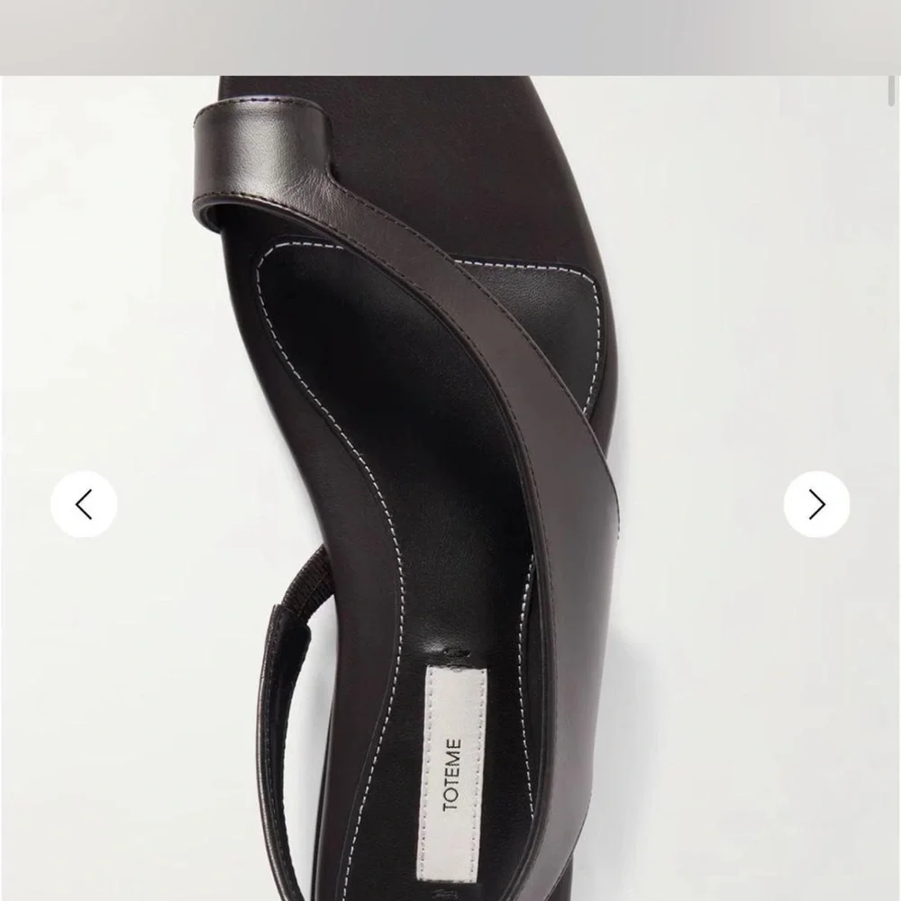 Brand New Toteme Brown Leather Sandals size 7 - Picture 3 of 4